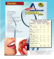 fee schedule - AmeriPlan Discount Dental Plans